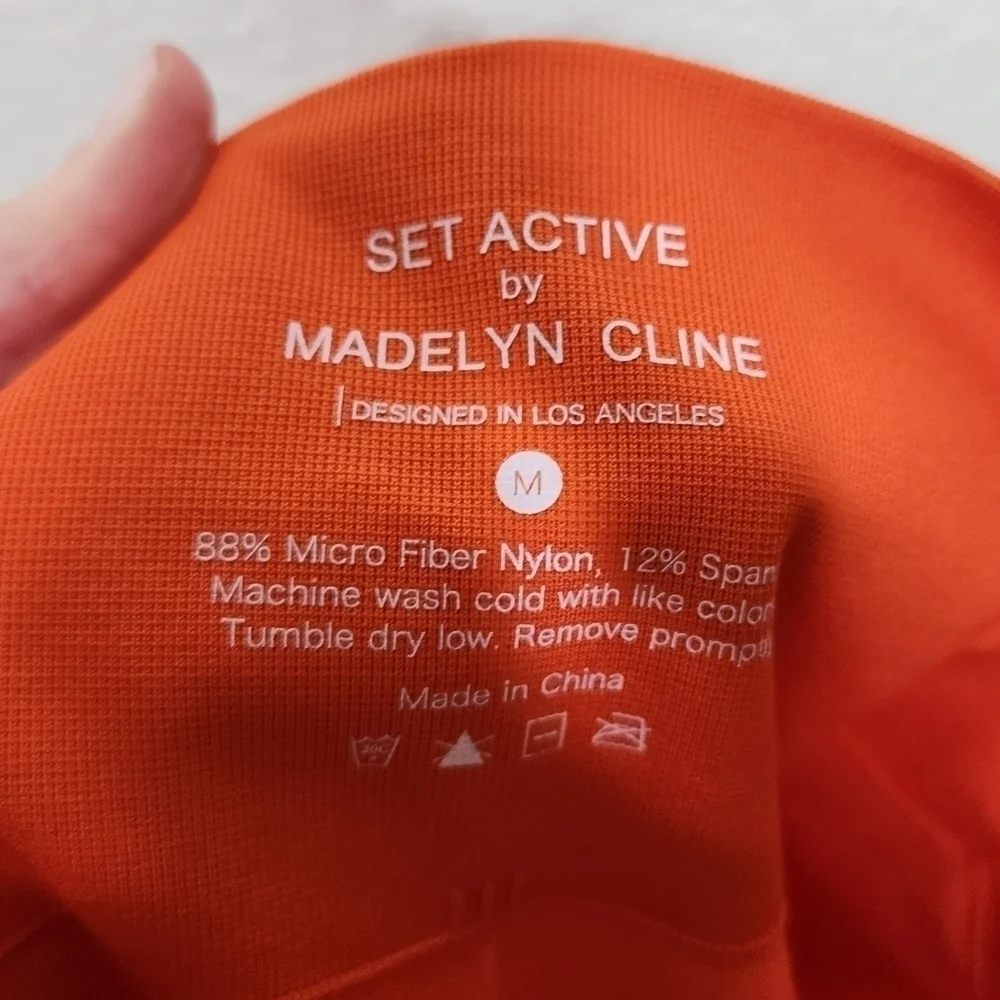 SET ACTIVE x MADELYN CLINE Golden Hour High-Waisted Sculptflex Leggings M
